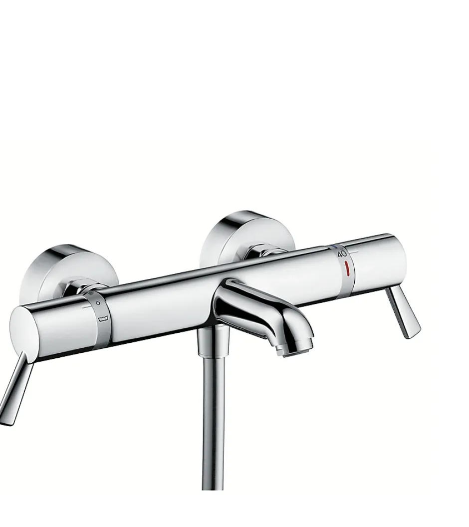 Hansgrohe Mitigeur bain/douche thermostatique Comfort Care, chrome, Ecostat* Robinet De Douche