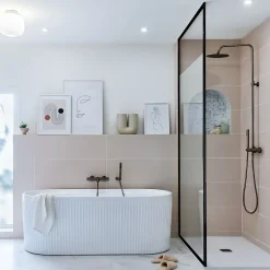 Essebagno Mitigeur bain-douche thermostatique gun métal Luisa* Robinet De Baignoire