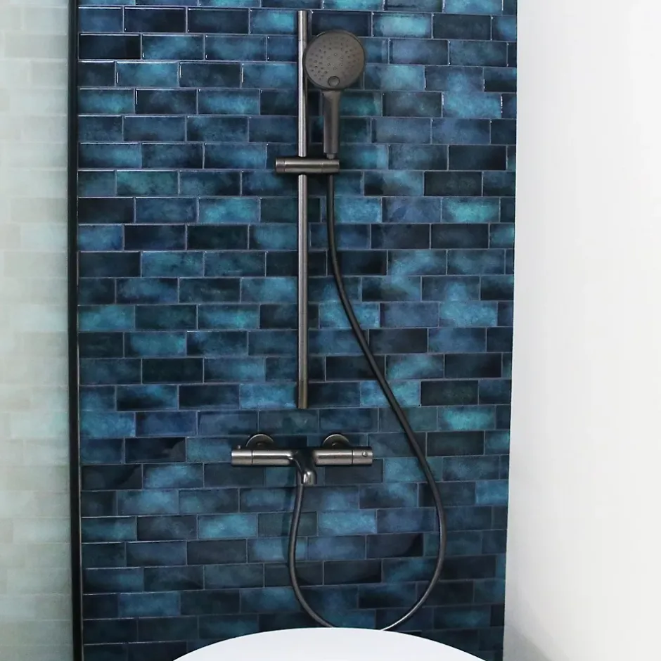 Essebagno Mitigeur bain-douche thermostatique gun métal Luisa* Robinet De Baignoire