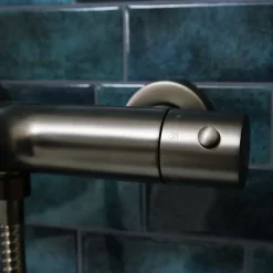 Essebagno Mitigeur bain-douche thermostatique gun métal Luisa* Robinet De Baignoire