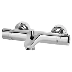 GoodHome Mitigeur bain/douche thermostatique, chrome, NF, Myra* Robinet De Douche