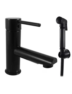 Rav Mitigeur bidet avec douchette SEINA en laiton noir* Robinet De Bidet