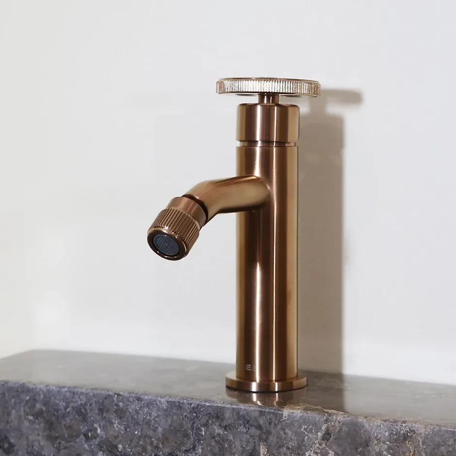 Essebagno Mitigeur bidet cuivre brossé Indus* Robinet De Bidet