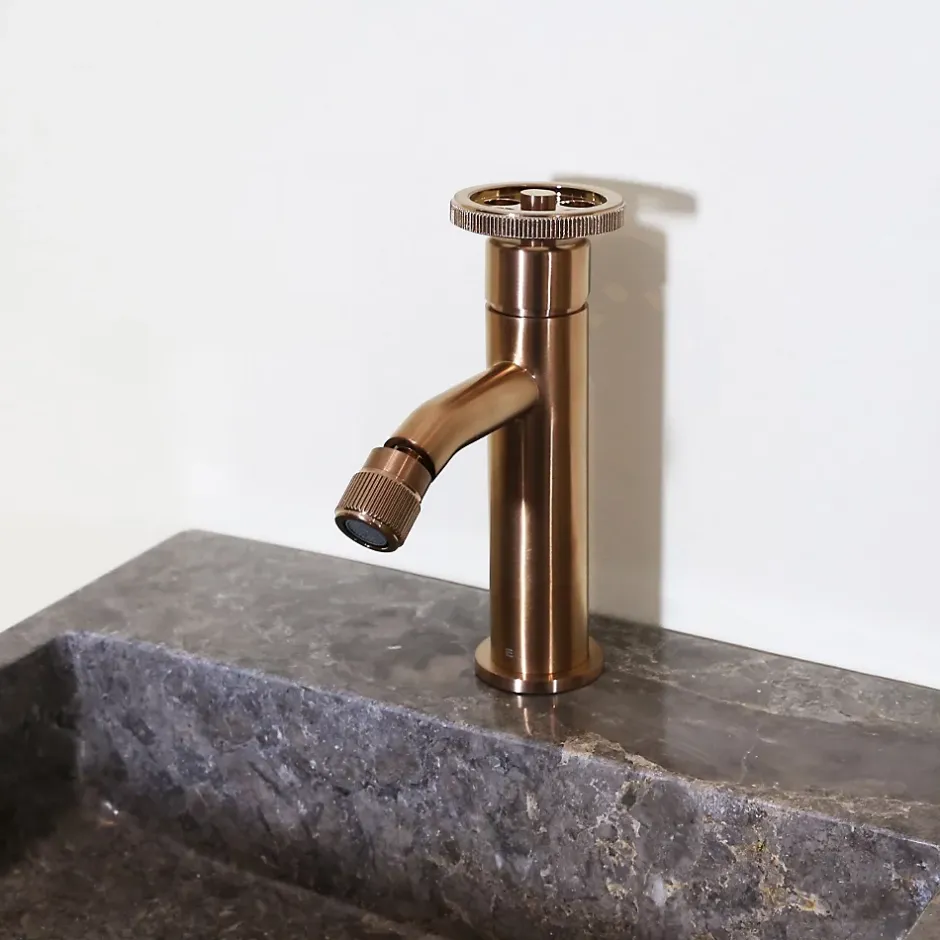 Essebagno Mitigeur bidet cuivre brossé Indus* Robinet De Bidet