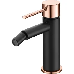 Imex Products Mitigeur bidet en laiton noir mat et or rose avec cartouche ceramique 25 mm* Robinet De Bidet