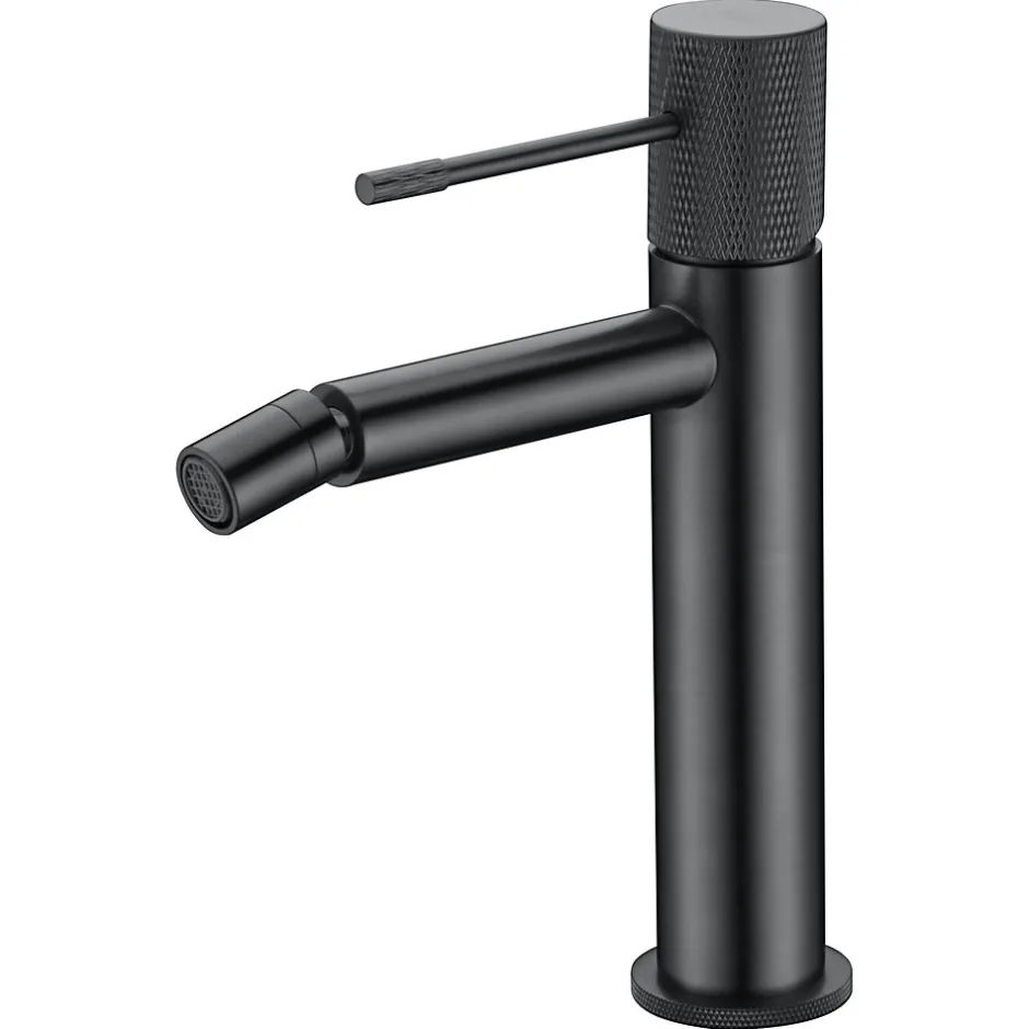 Imex Products Mitigeur bidet monocommande en laiton finition black gun metal avec cartouche ceramique