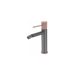 Imex Products Mitigeur bidet monocommande en laiton finition or rose brosse avec cartouche ceramique