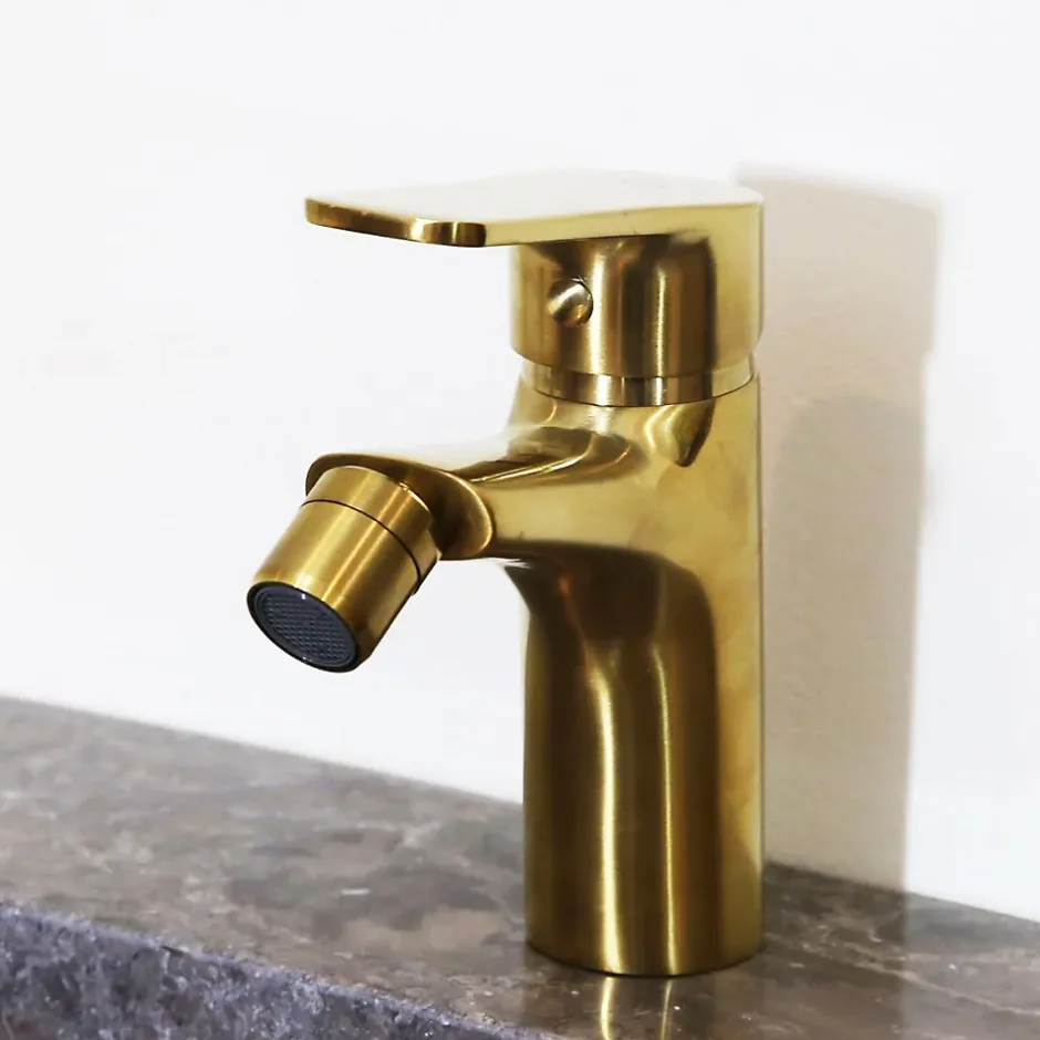 Essebagno Mitigeur bidet or brossé Full