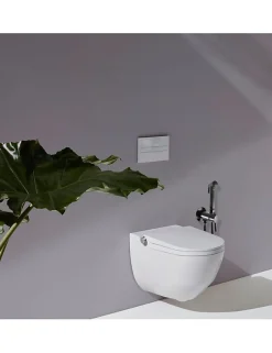 Rav Mitigeur bidet ou WC encastrable SEINA avec douchette en laiton noir mat* Robinet De Bidet