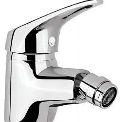 Sanindusa Mitigeur bidet Cetus Basic chromé livré avec 2 flexibles