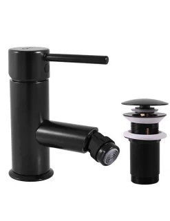 Rav Mitigeur bidet SEINA avec bonde en laiton noir