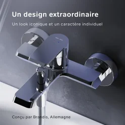 Am.Pm Europe Mitigeur de baignoire mécanique Robinet de baignoire, mitigeur salle de bain, Chromé, FNA10000 Flash AM.PM* Robinet De Baignoire