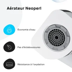 Am.Pm Europe Mitigeur de baignoire mécanique Robinet de baignoire, mitigeur salle de bain, Chromé, FNA10000 Flash AM.PM* Robinet De Baignoire