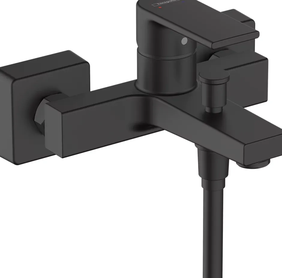 Hansgrohe Mitigeur de baignoire mécanique Vernis Shape noir mat