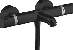 Hansgrohe Mitigeur de baignoire thermostatique noir Ecostat* Robinet De Baignoire