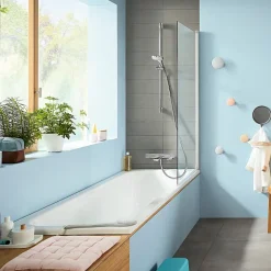 Hansgrohe Mitigeur de baignoire thermostatique chromé Ecostat E* Robinet De Baignoire