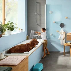 Hansgrohe Mitigeur de baignoire thermostatique chromé Ecostat E* Robinet De Baignoire
