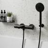 GoodHome Mitigeur de baignoire thermostatique noir Cavally* Robinet De Baignoire
