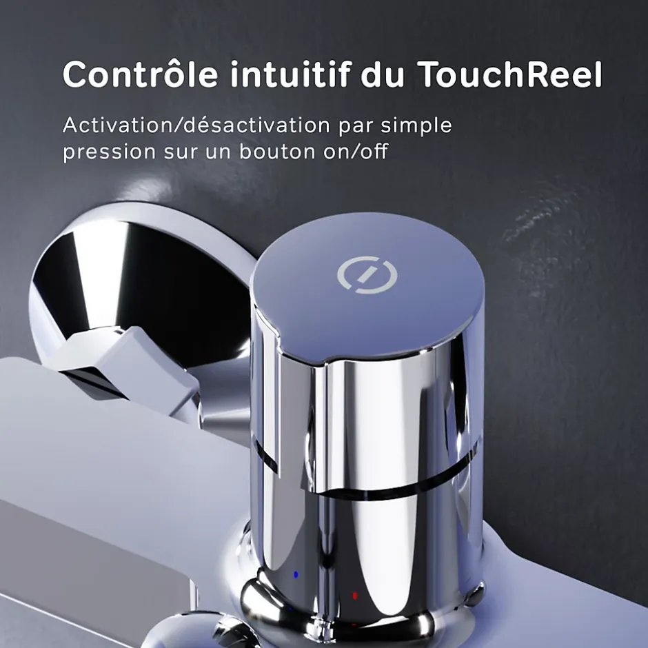 Am.Pm Europe Mitigeur de baignoire TouchReel, Robinet de baignoire, mitigeur salle de bain, Chromé, FXT10500 X-Joy AM.PM* Robinet De Baignoire