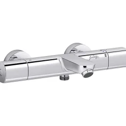 Jacob Delafon Mitigeur de bain-douche mural avec inverseur intégré - Débit 20 L/min - July+ -* Robinet De Douche