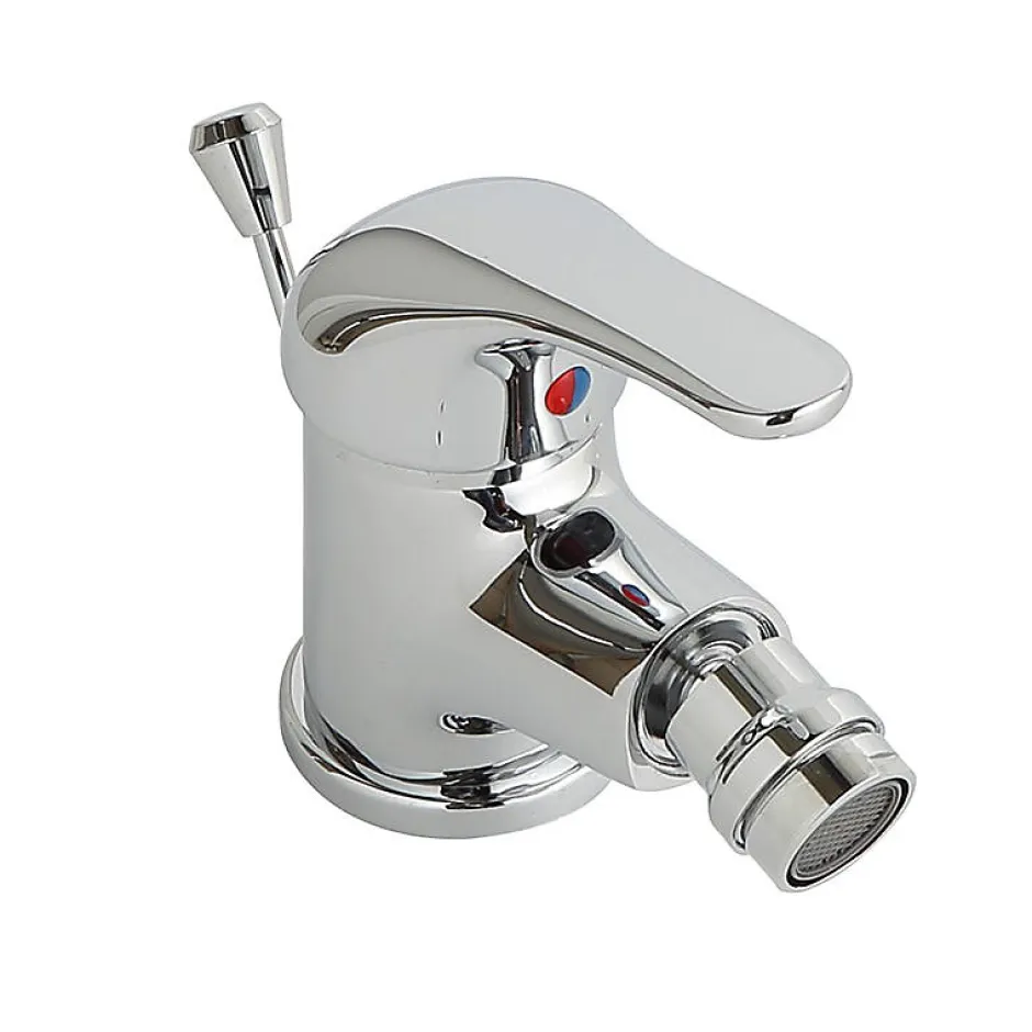 Kiamami Valentina Mitigeur De Bidet Monocommande Avec Bonde Et Mousseur Chromé - Enter