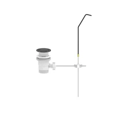 GoodHome Mitigeur de bidet monotrou avec mousseur orientable, noir mat, Owens