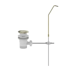 GoodHome Mitigeur de bidet monotrou avec mousseur orientable, doré, Owens* Robinet De Bidet