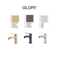 Poalgi Mitigeur de bidet SKY BATH noir cristal PVD série GLORY