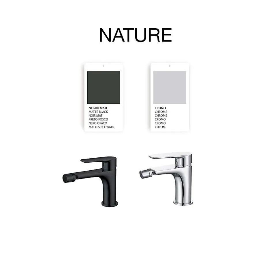 Poalgi Mitigeur de bidet SKY BATH noir mat série NATURE* Robinet De Bidet