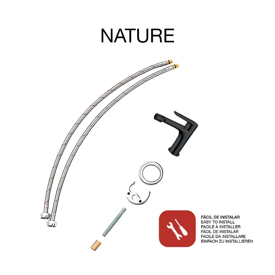 Poalgi Mitigeur de bidet SKY BATH noir mat série NATURE* Robinet De Bidet