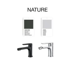 Poalgi Mitigeur de bidet SKY BATH chromé série NATURE