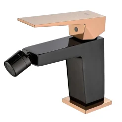Poalgi Mitigeur de bidet SKY BATH noir cristal et or rose PVD série INFINITE* Robinet De Bidet
