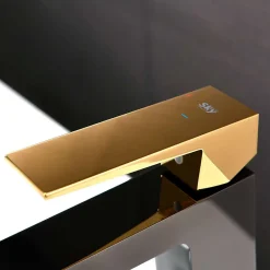 Poalgi Mitigeur de bidet SKY BATH noir cristal et or PVD série INFINITE* Robinet De Bidet