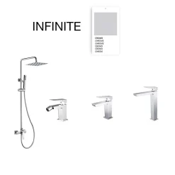 Poalgi Mitigeur de bidet SKY BATH chromé série INFINITE* Robinet De Bidet