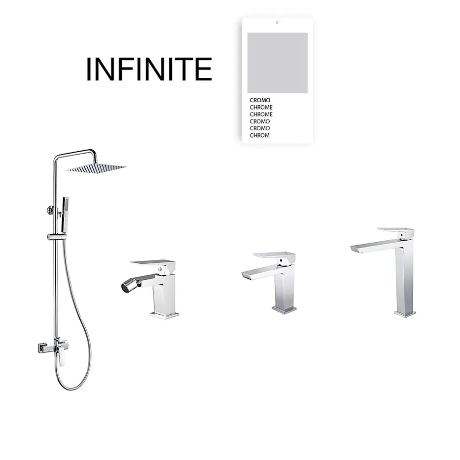 Poalgi Mitigeur de bidet SKY BATH chromé série INFINITE* Robinet De Bidet