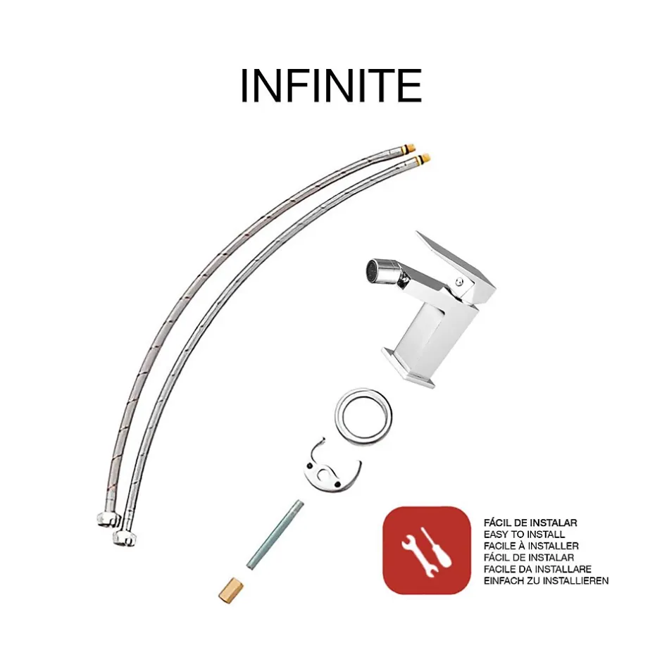 Poalgi Mitigeur de bidet SKY BATH chromé série INFINITE* Robinet De Bidet