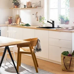 Hansgrohe Mitigeur de cuisine avec douchette noir mat Zesis M33 H. 219mm* Evier Et Robinet De Buanderie