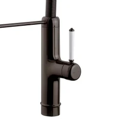GoodHome Mitigeur de cuisine avec douchette noir Gevuina* Evier Et Robinet De Buanderie