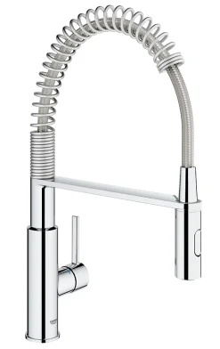 Grohe Mitigeur de cuisine avec douchette extractible chromé Get Pro