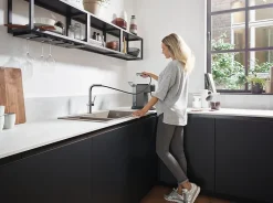 Hansgrohe Mitigeur de cuisine avec douchette extractible chromé Talis M54 H. 296 cm