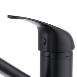 Mitigeur de cuisine Brigg en laiton coloris noir H.12,17 cm