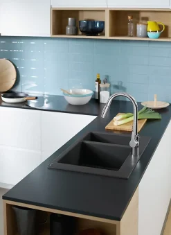 Hansgrohe Mitigeur de cuisine chromé avec douchette Cento XL* Evier Et Robinet De Buanderie
