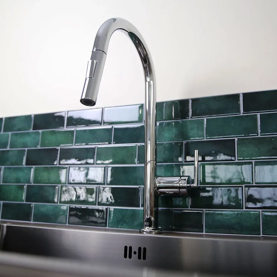 Essebagno Mitigeur de cuisine chromé Iconic* Evier Et Robinet De Buanderie