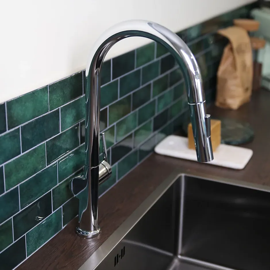 Essebagno Mitigeur de cuisine chromé Iconic* Evier Et Robinet De Buanderie