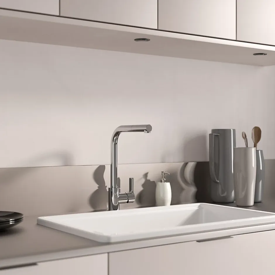 Kramer Mitigeur de cuisine chromé avec douchette Groupe Nook* Evier Et Robinet De Buanderie