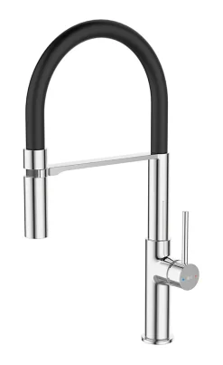 Essebagno Mitigeur de cuisine chromé avec douchette Magnet* Evier Et Robinet De Buanderie