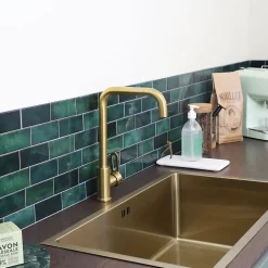 Essebagno Mitigeur de cuisine doré Baltic* Evier Et Robinet De Buanderie