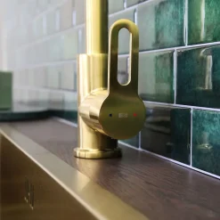 Essebagno Mitigeur de cuisine doré Baltic* Evier Et Robinet De Buanderie