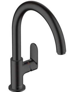 Hansgrohe Mitigeur de cuisine en laiton Vernis noir mat* Evier Et Robinet De Buanderie