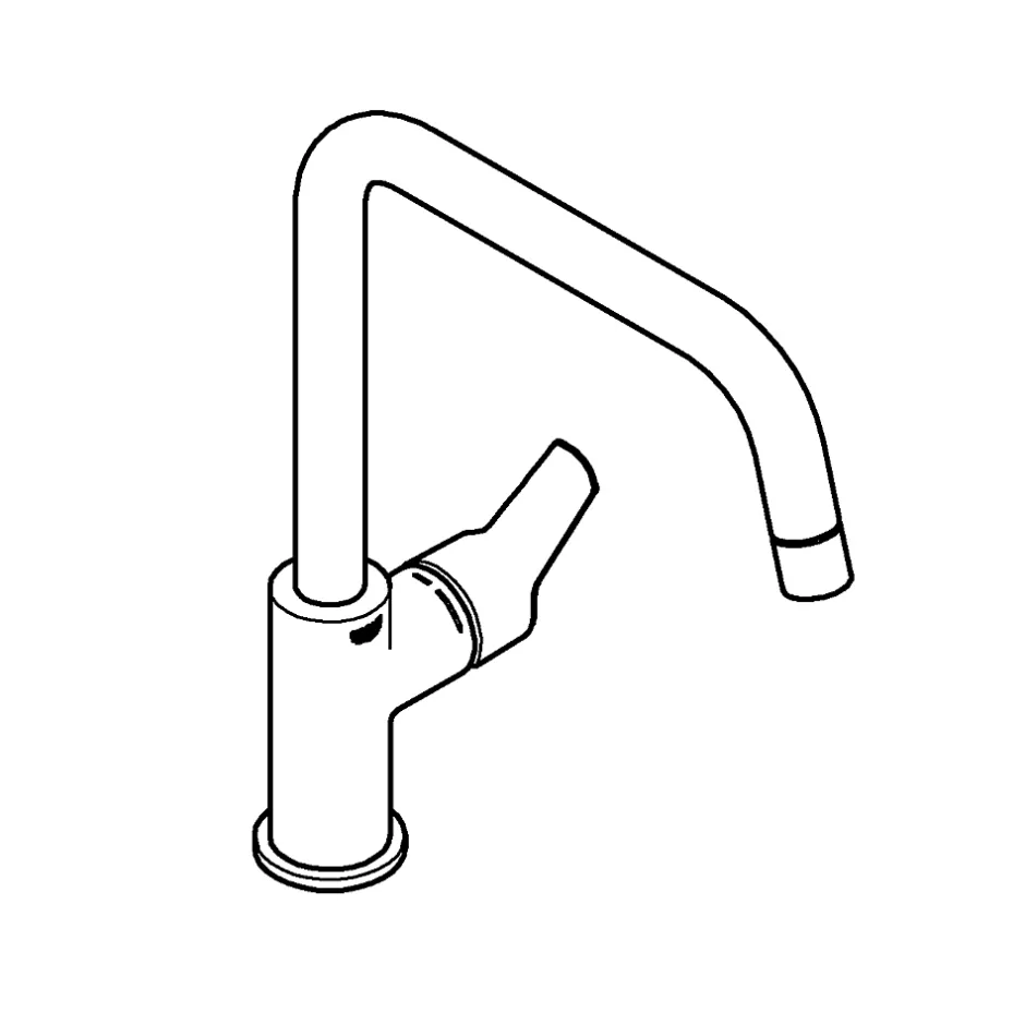 Grohe Mitigeur de cuisine Start Bec U chromé